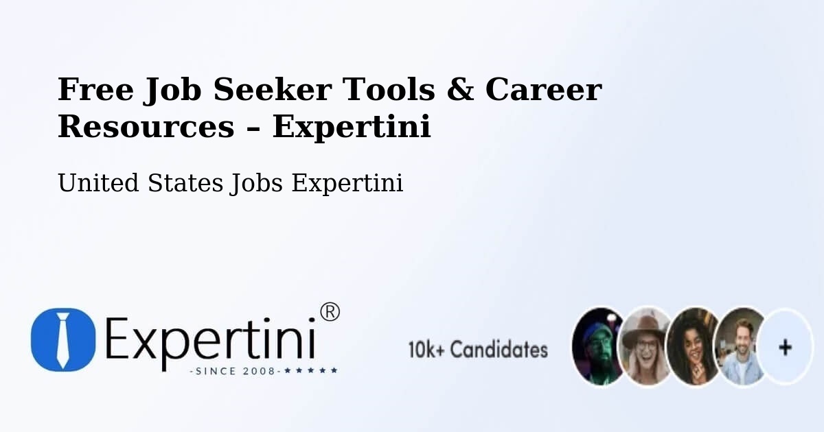 Free Job Seeker Tools & Career Resources – Tallahassee - Tallahassee, United States Jobs Expertini
